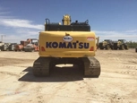 Back of used Komatsu Excavator